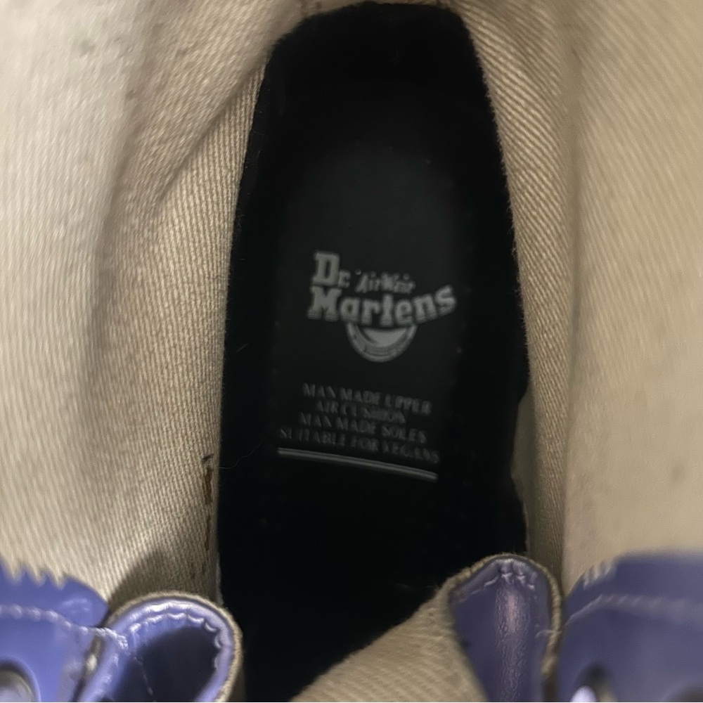 Dr. Martens 1460 Vegan Boot in Purple Heather Opaline - Picture 11 of 12